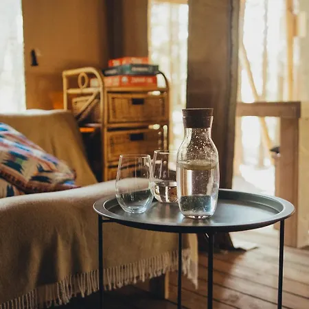 Wolny Glamping Na Mazurach Luxusní stan Lawki